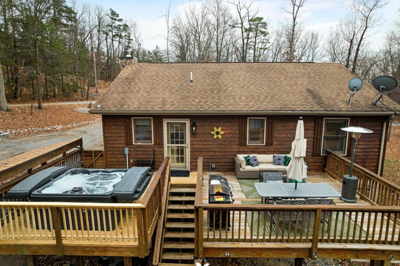 Shenandoah Dog Friendly Cabin With River Access, Hot Tub, Fire Pit, Bbq, Outdoor Dining Eksteriør bilde