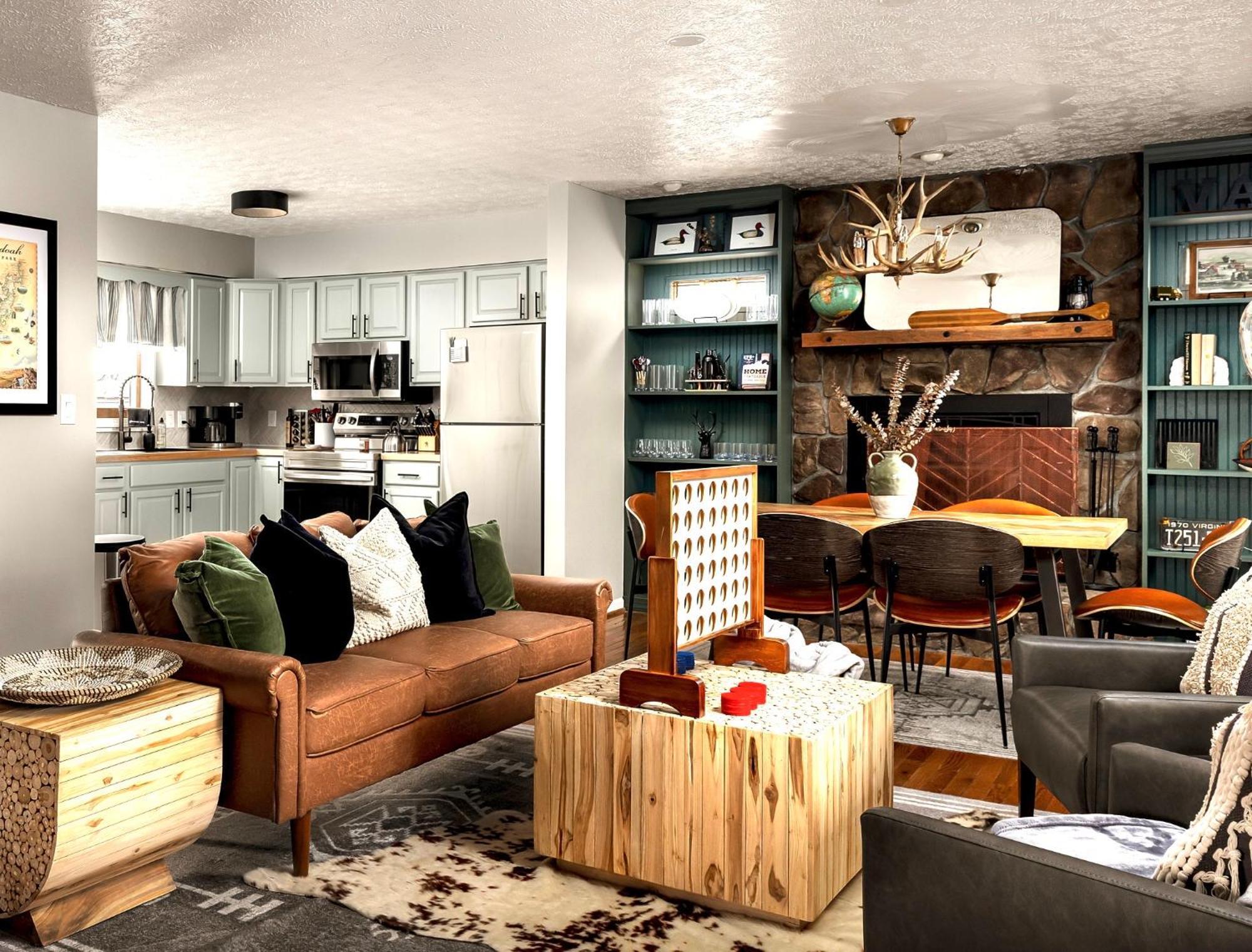 Shenandoah Dog Friendly Cabin With River Access, Hot Tub, Fire Pit, Bbq, Outdoor Dining Eksteriør bilde