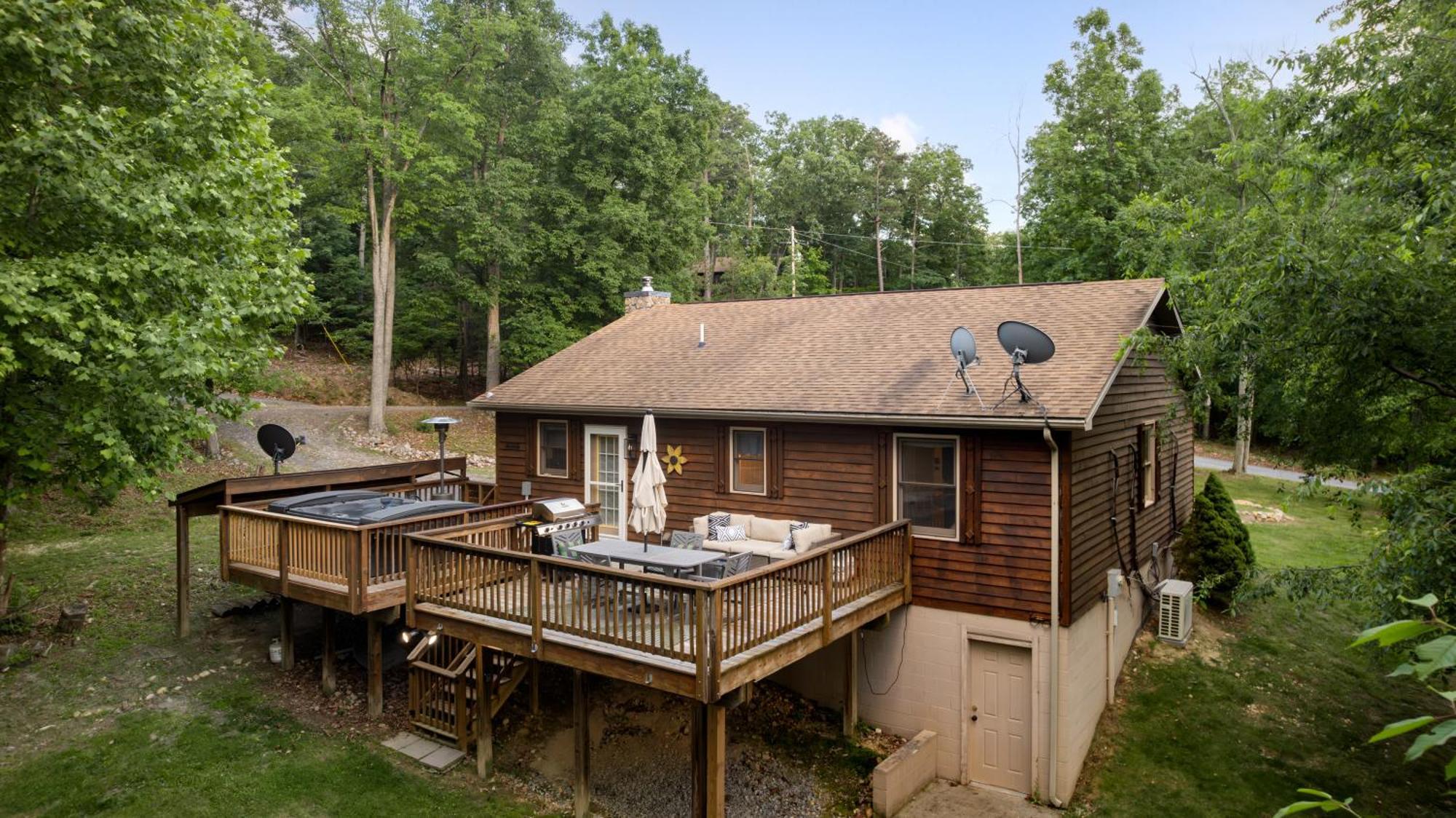 Shenandoah Dog Friendly Cabin With River Access, Hot Tub, Fire Pit, Bbq, Outdoor Dining Eksteriør bilde